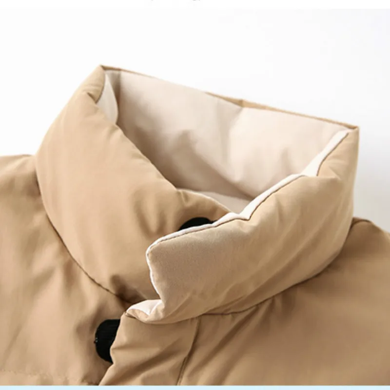 

Korean version of the new temperament cotton clothing women stand-up collar bread clothing loose fried street cotton clothing