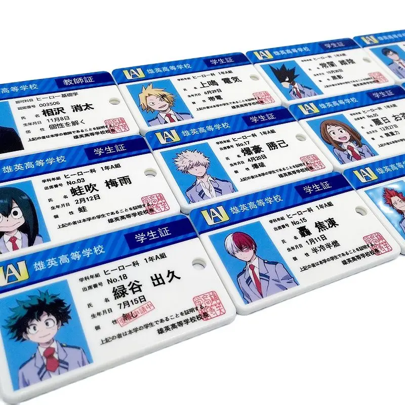 Аниме Мой герой Академия боку нет асуй цую очако урарака изуку Косплей акриловый