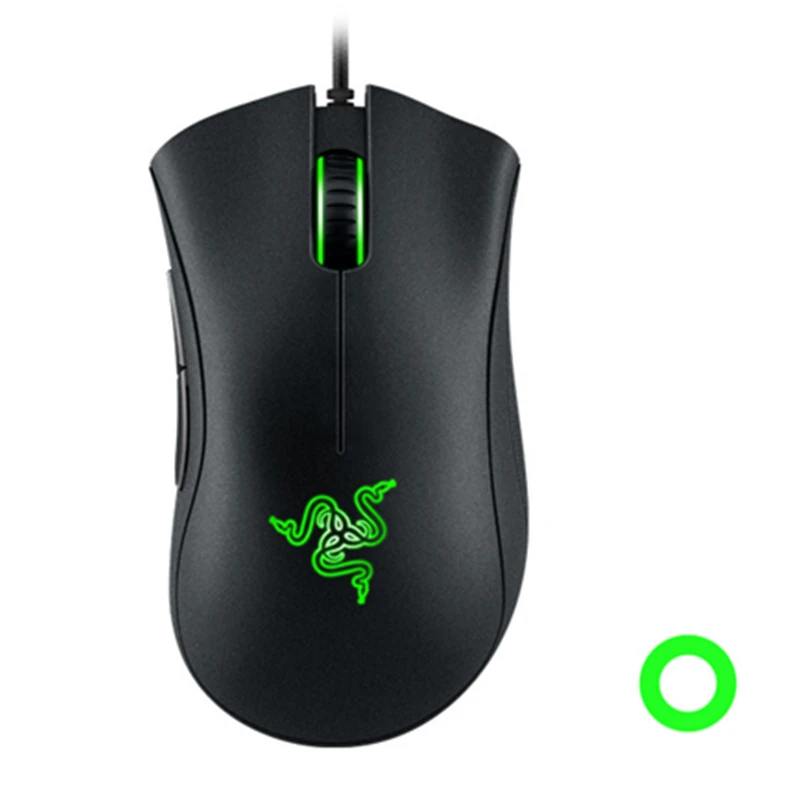 original razer deathadder essential wired gaming mouse mice 6400dpi optical sensor 5 independently buttons for laptop pc gamer free global shipping