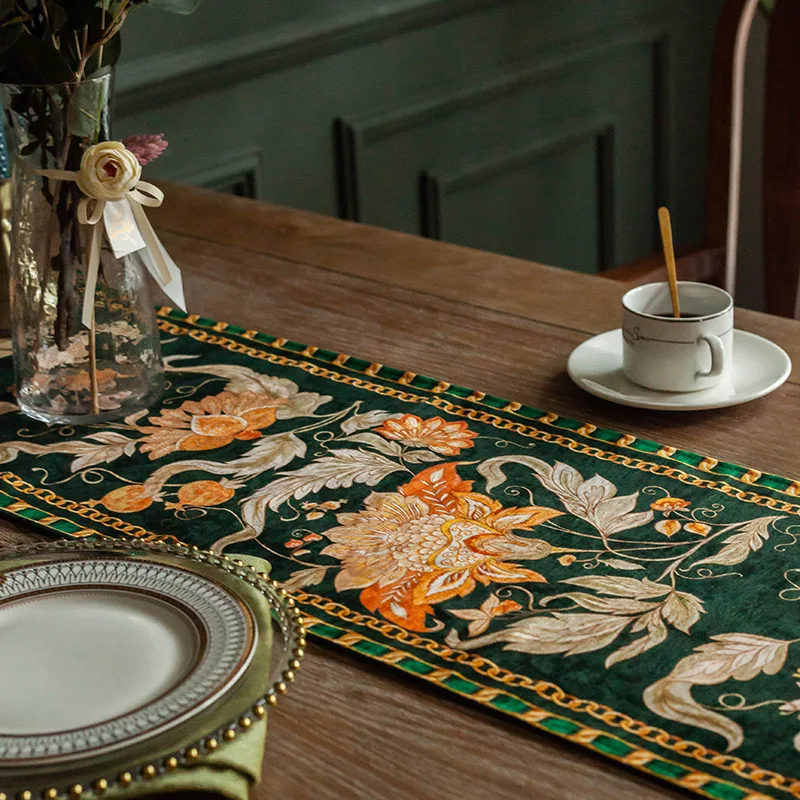 Синяя Ретро американская Водонепроницаемая скатерть для стола в скандинавском