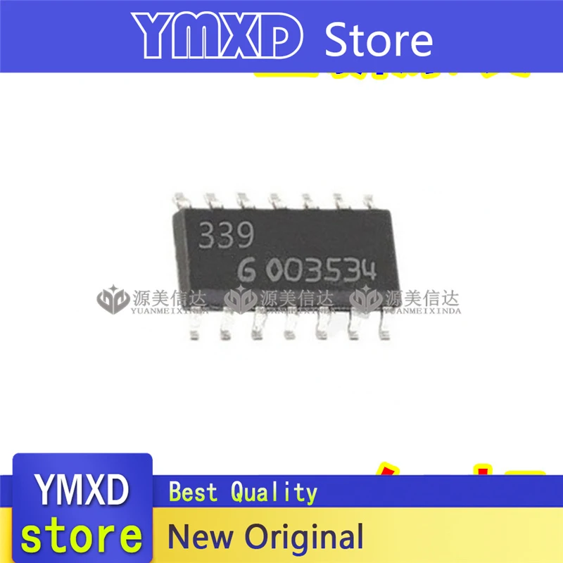 10 шт./лот новый оригинальный LM339DT ST printing 339 патч SOP14 контактный четырехконтактный
