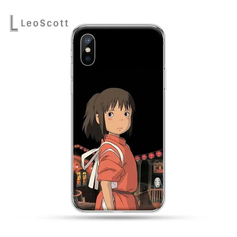 

Studio Ghibli Spirited Away anime luxury Phone Case for iPhone 11 12 pro XS MAX 8 7 6 6S Plus X 5S SE 2020 XR