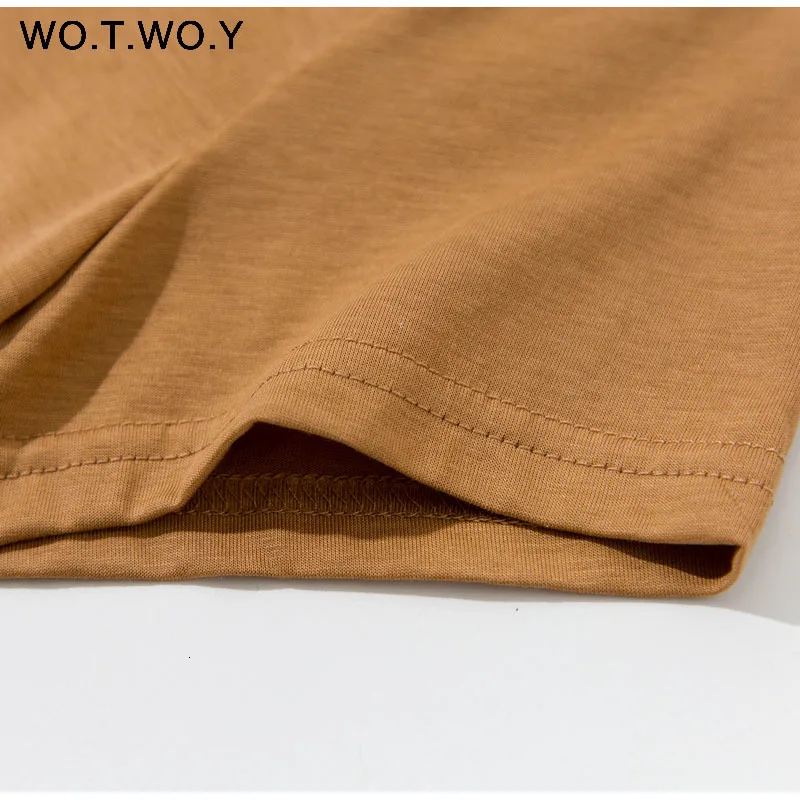 WOTWOY летние футболки 9 цветов размера плюс M-4XL женские футболки с круглым вырезом и коротким рукавом дышащие мягкие футболки женские Топы черные розовые футболки