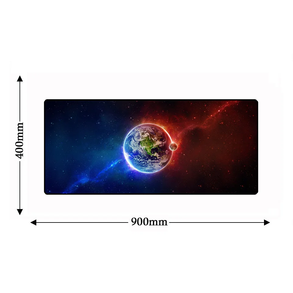 Galaxy 900*400*3 мм XL Большой геймер компьютер запирающийся край коврик для мыши PC