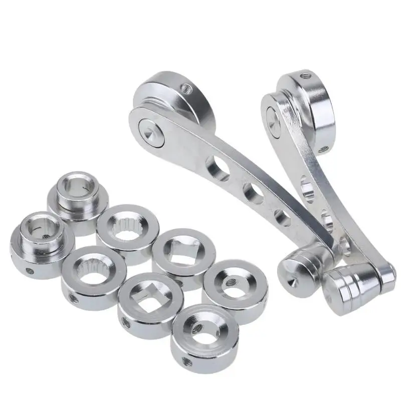 VODOOL 2 шт. алюминиевый сплав универсальная ручка окна автомобиля Winder Riser Замена Crank