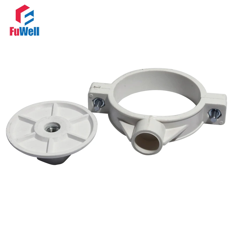 Pipe Clamp UPVC 50mm/75mm/110mm PVC-U Water Pipe Clamps Drain pipe Clip images - 2