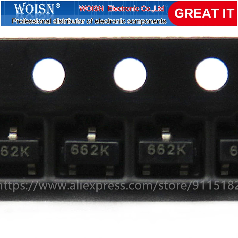 

1000PCS XC6206P332MR XC6206P332 SOT23 SOT23-3 XC6206 SMD(662K) 3.3V/0.5A Positive Fixed LDO Voltage In Stock