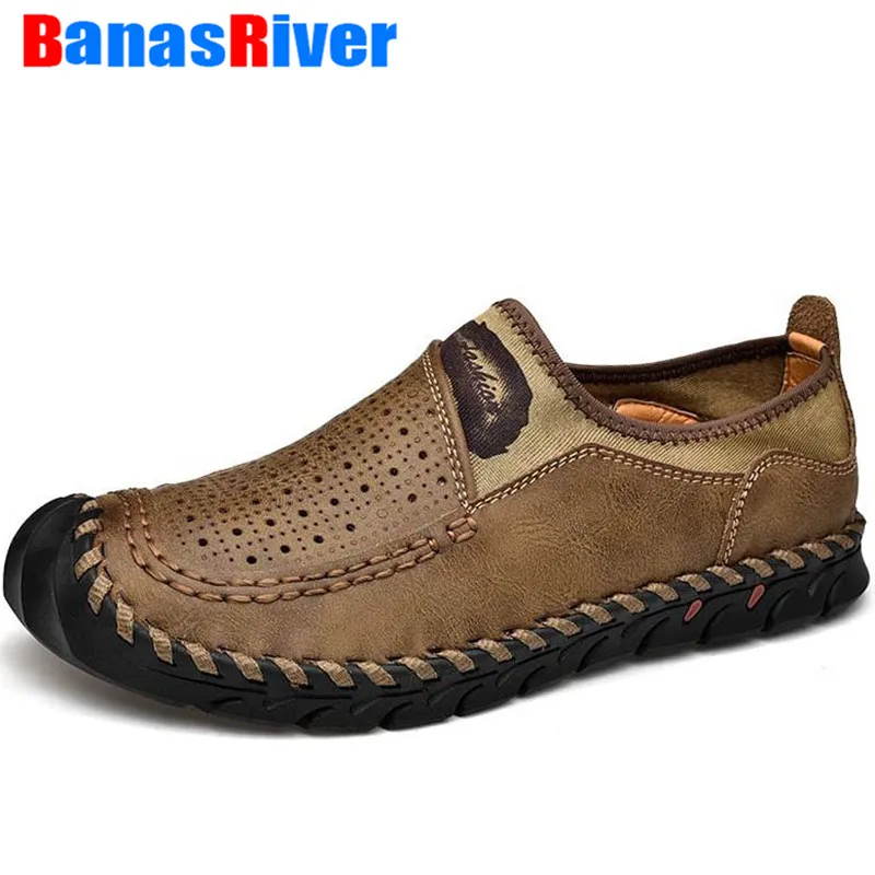 Лоферы мужские сетчатые дышащие лоферы Повседневная Уличная обувь для прогулок