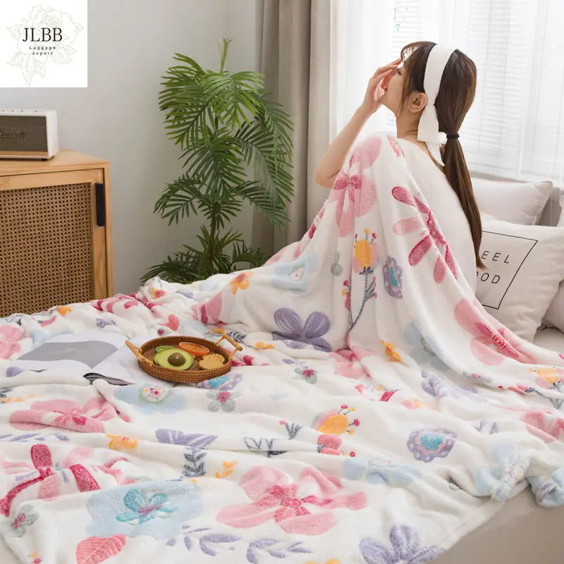 

Мягкое одеяло с быстрым подогревом, Фланелевое удобное постельное белье для дома и офиса, постельное белье для двуспальной кровати, F0286