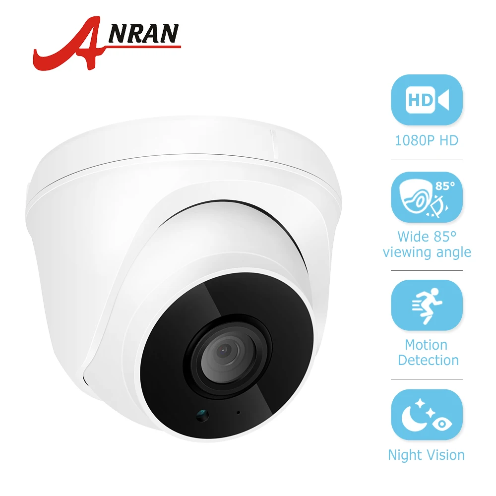 ANRAN Wifi камера IP 1080P камера видеонаблюдения домашняя HD двухсторонняя аудио беспроводная камера безопасности Onvif