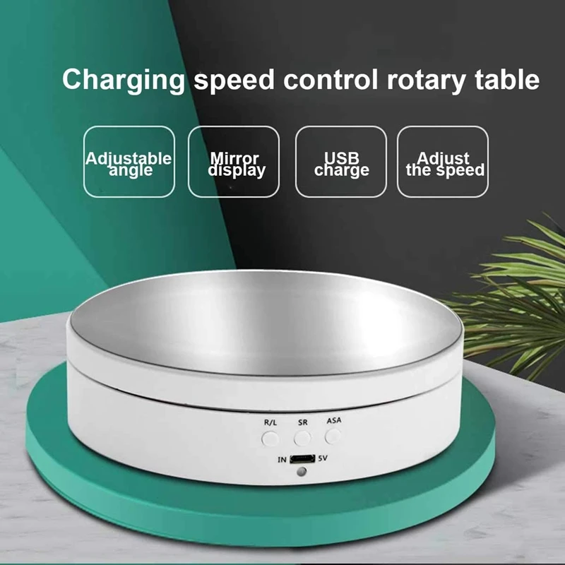 Вращающаяся подставка для украшений Электрический органайзер ювелирных изделий