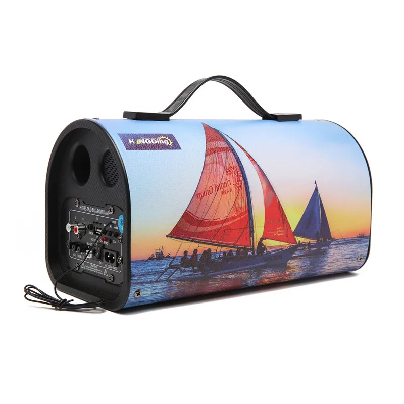 Автомобильный активный Bluetooth Сабвуфер Портативный динамик аудио стерео Мотоцикл