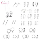 Фурнитура для сережек сделай сам, застежки-крючки для сережек, фурнитура сделай сам, аксессуары для изготовления ювелирных изделий из стерлингового серебра 925 пробы, крючок для сережек