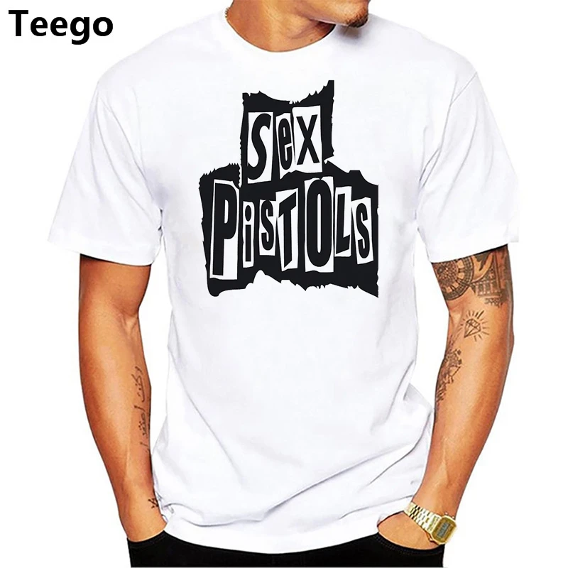 Rock Sex Pistols Print Funny Children T-shirt Summer Short Sleeve menTops Tees Casual men Fashion Clothes | Мужская одежда