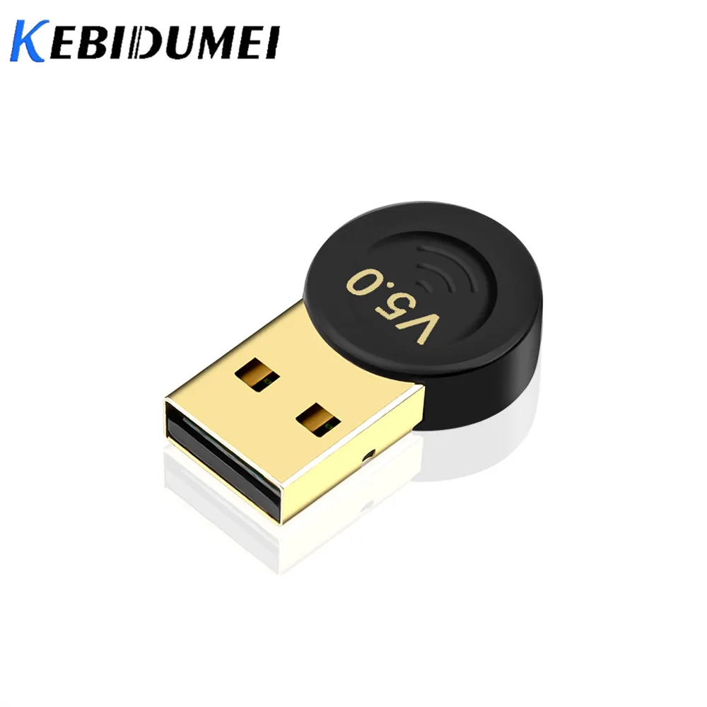 Kebidumei USB-Bluetooth Модем адаптер для компьютера PC беспроводной USB Bluetooth передатчик 5,0 музыкальный приемник Bluetooth адаптер