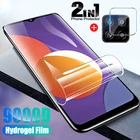 Гидрогелевая пленка 2 в 1 для Samsung M12 M22 M32 M62, Защитная пленка для экрана Galaxy M 12 22 32 62, защитная пленка, не стекло