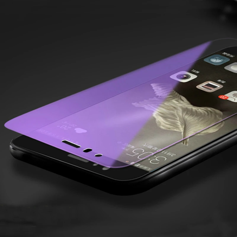 JGKK для Huawei Honor 8 9 10 Lite анти синий фиолетовый Закаленное стекло V10 V20 V9 Play 7X 8X 8C защита