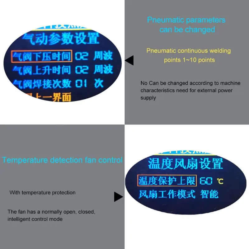 Пневматический контроллер точечной сварки с вентилятором и датчиком