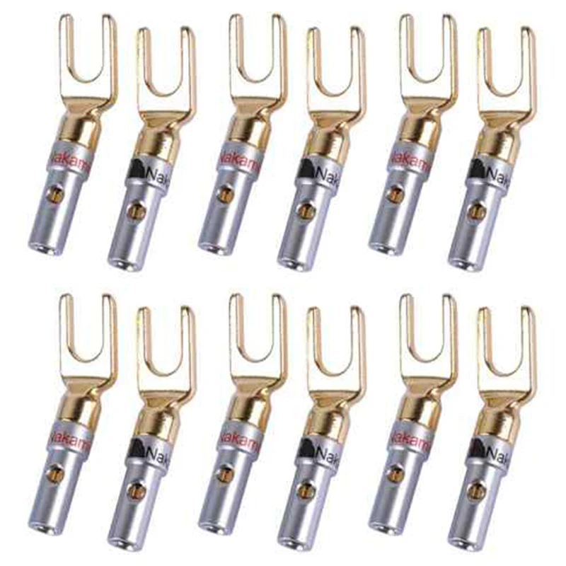 Y образная вилка 45 градусов коннектор лопатка для проводов динамиков сделай