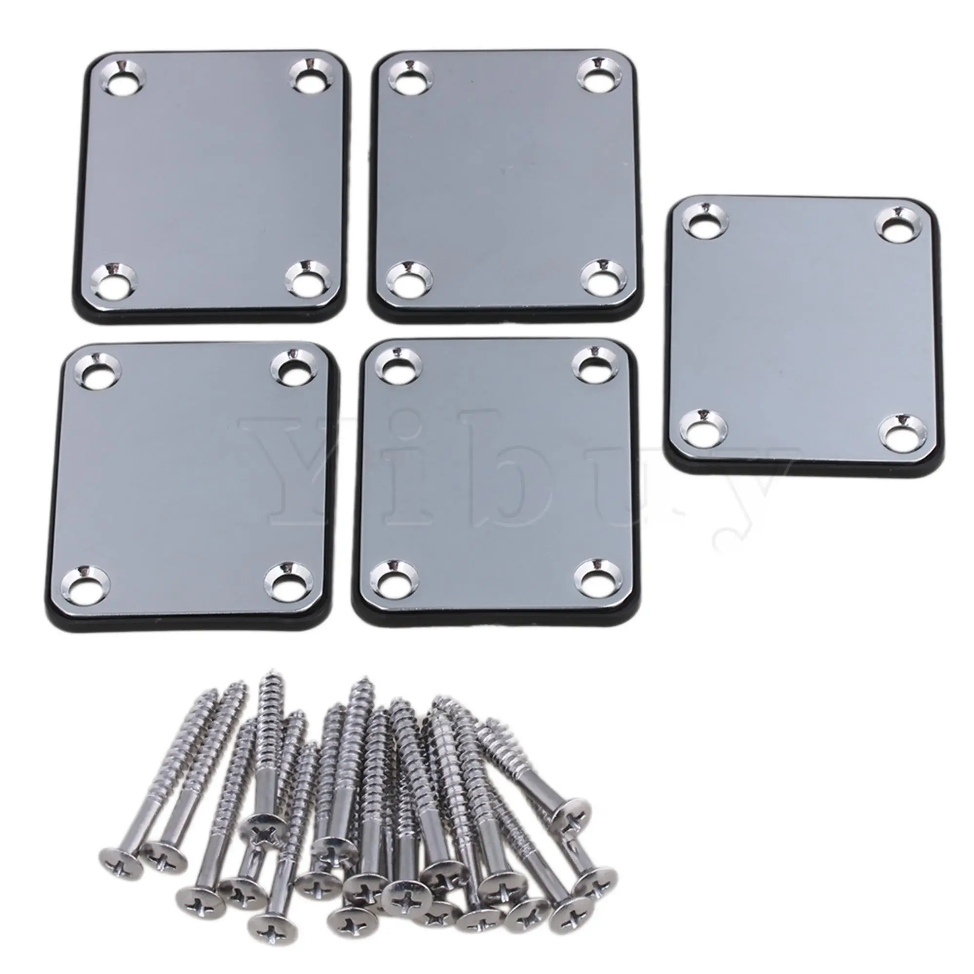 Металлическая пластиковая квадратная пластина для электрогитары диаметром 64x51x2