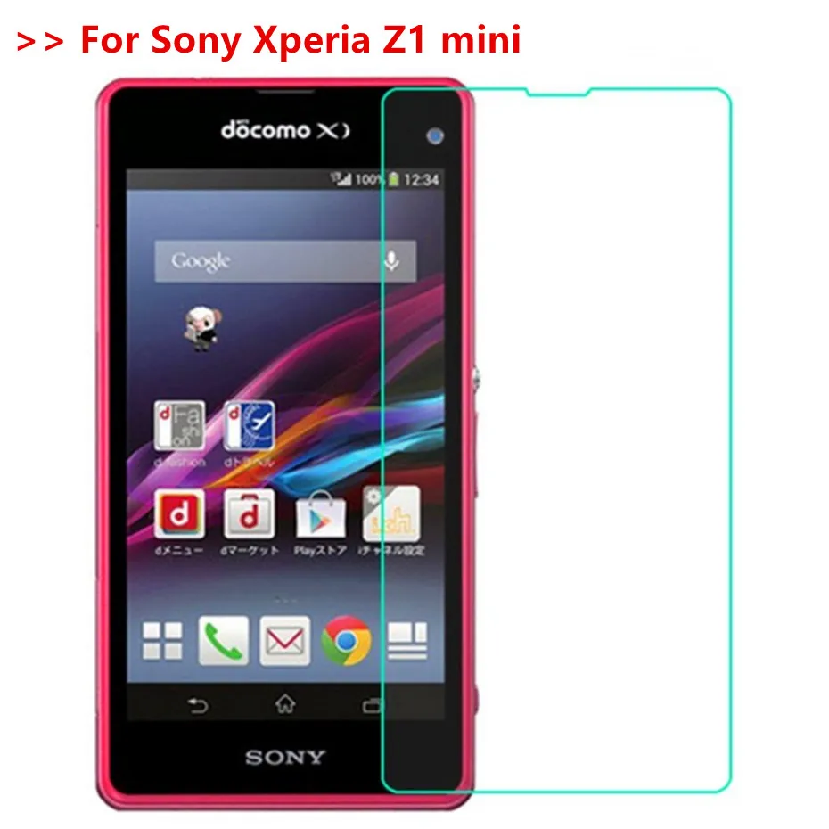 9H закаленное стекло для Sony Xperia Z1 mini Compact D5503 0 26 мм Взрывозащищенная защитная