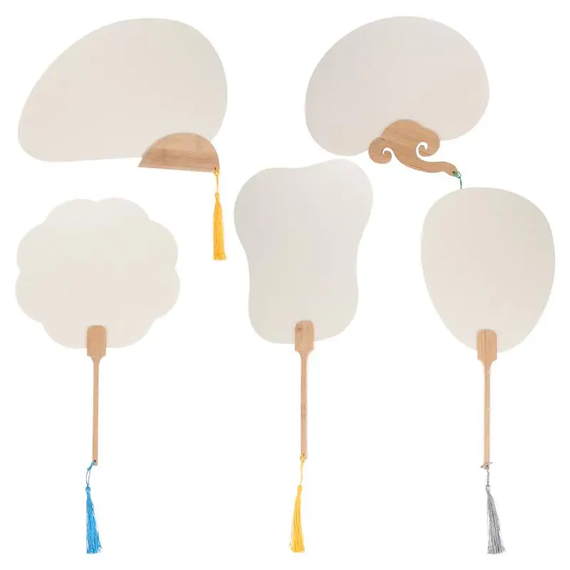 5 шт. китайская художественная бумага круглые Поклонники рисования Детские