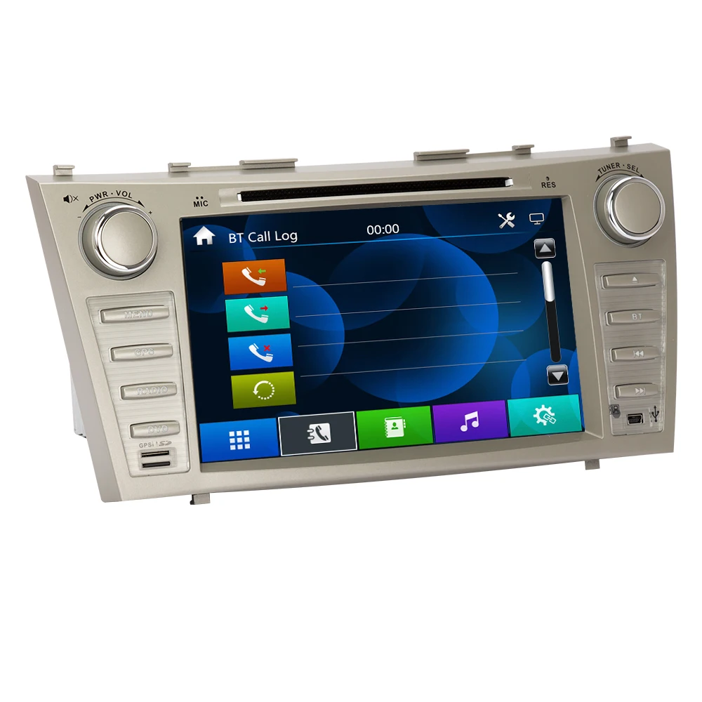 Eunavi 8 дюймовый 2 din автомобильный dvd плеер gps навигация автомобильное радио для Toyota