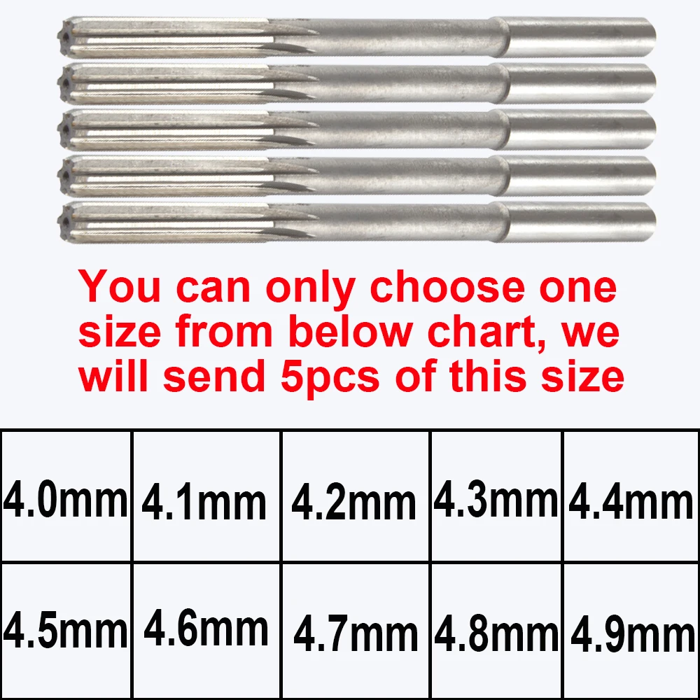 5 шт. высокоскоростной стальной Фрезерный резак из быстрорежущей стали с прямым