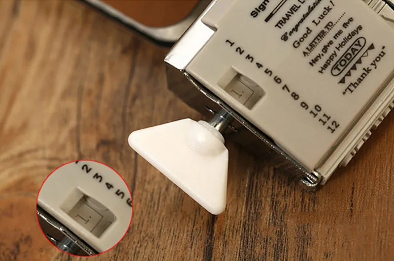 1 шт. WCIC слова Дата Ролик Штамп прозрачный штампы для DIY печать Stempel рождественские штампы ремесло Stempel для изготовления карт