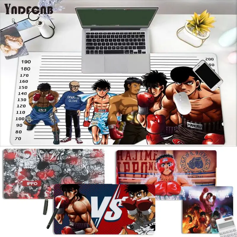 

Износостойкий Настольный резиновый коврик для мыши Hajime No Ippo для Overwatch/cs Go/world Of Warcraft