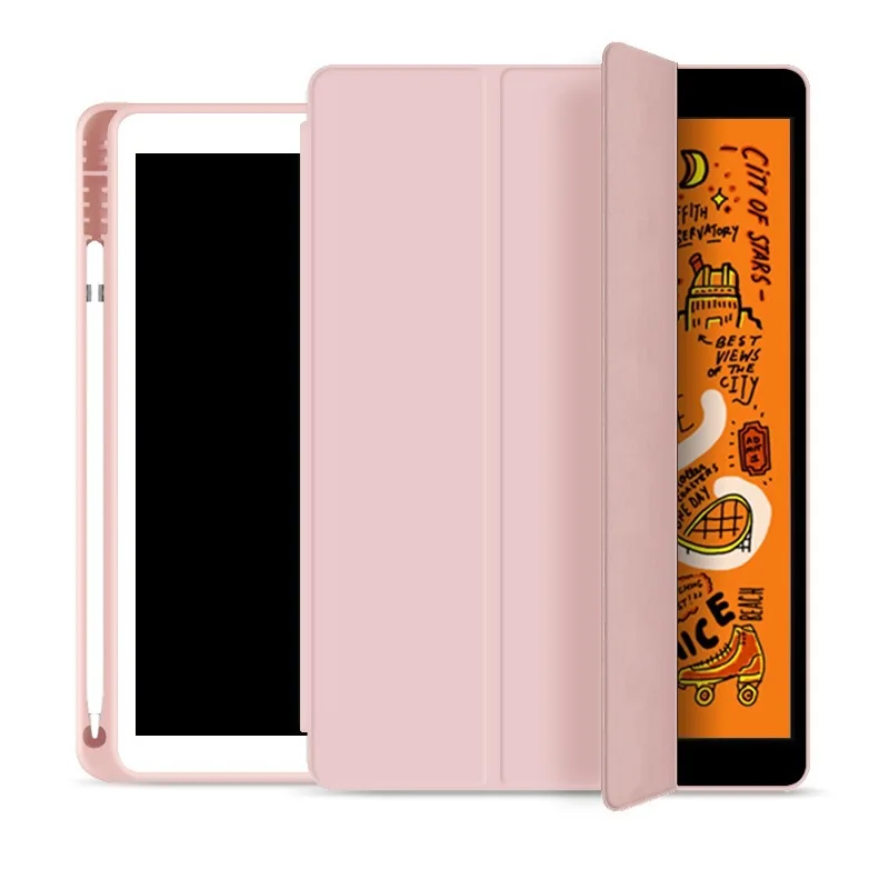 Чехол для iPad Air 4 чехол 2020 10 2 7 8 го поколения с держателем стилуса 9 3 5 Pro 11 2021 Mini