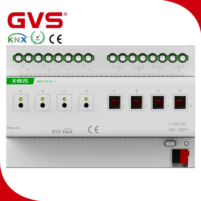 Новый GVS K-BUS KNX/EIB умный дом Вилла офис отель здание автоматизация системы KNX 1-10V