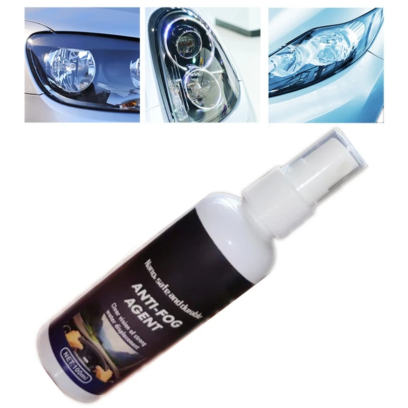 

30ml Automotive Glasses Cleaner Defogging Anti-fog Agent Nano Hydrophobic Spray W91F