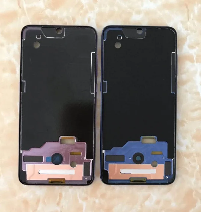 Для Xiaomi 8 передний ЖК-корпус средняя рамка лицевой панели рамка+ Боковая кнопка для Xiaomi 8/M8/Mi8 запасные части с наклейками