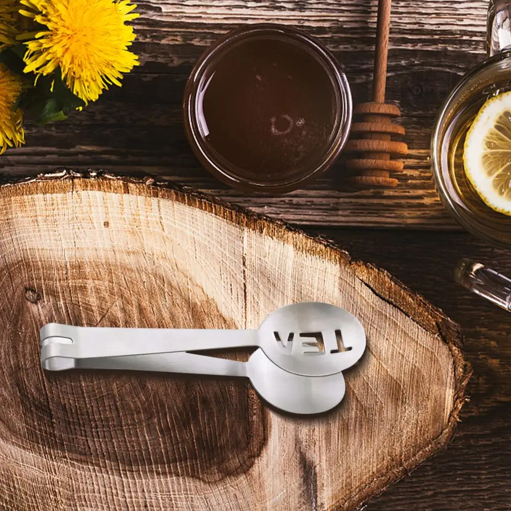 Многоразовые полые щипцы для чайных пакетиков ложка из нержавеющей стали