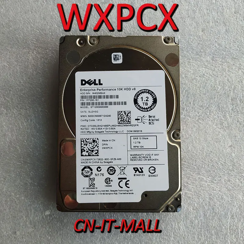 

NEW WXPCX ST1200MM0088 1.2TB 10K SAS 2.5" 12G Hot-plug HDD