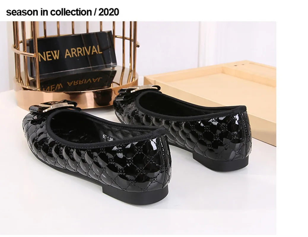 

2021 Women Red Wine Classic Shallow Square Toe Flats Casual Woman Hasp Slip Square Toe comfort Shoes Black For Lady flat shoes