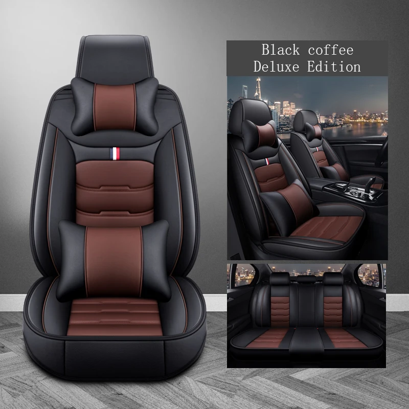 

WLMWL Leather Car Seat Cover for Land Rover All Models Rover Range Evoque Sport Freelander car accessories Car-Styling