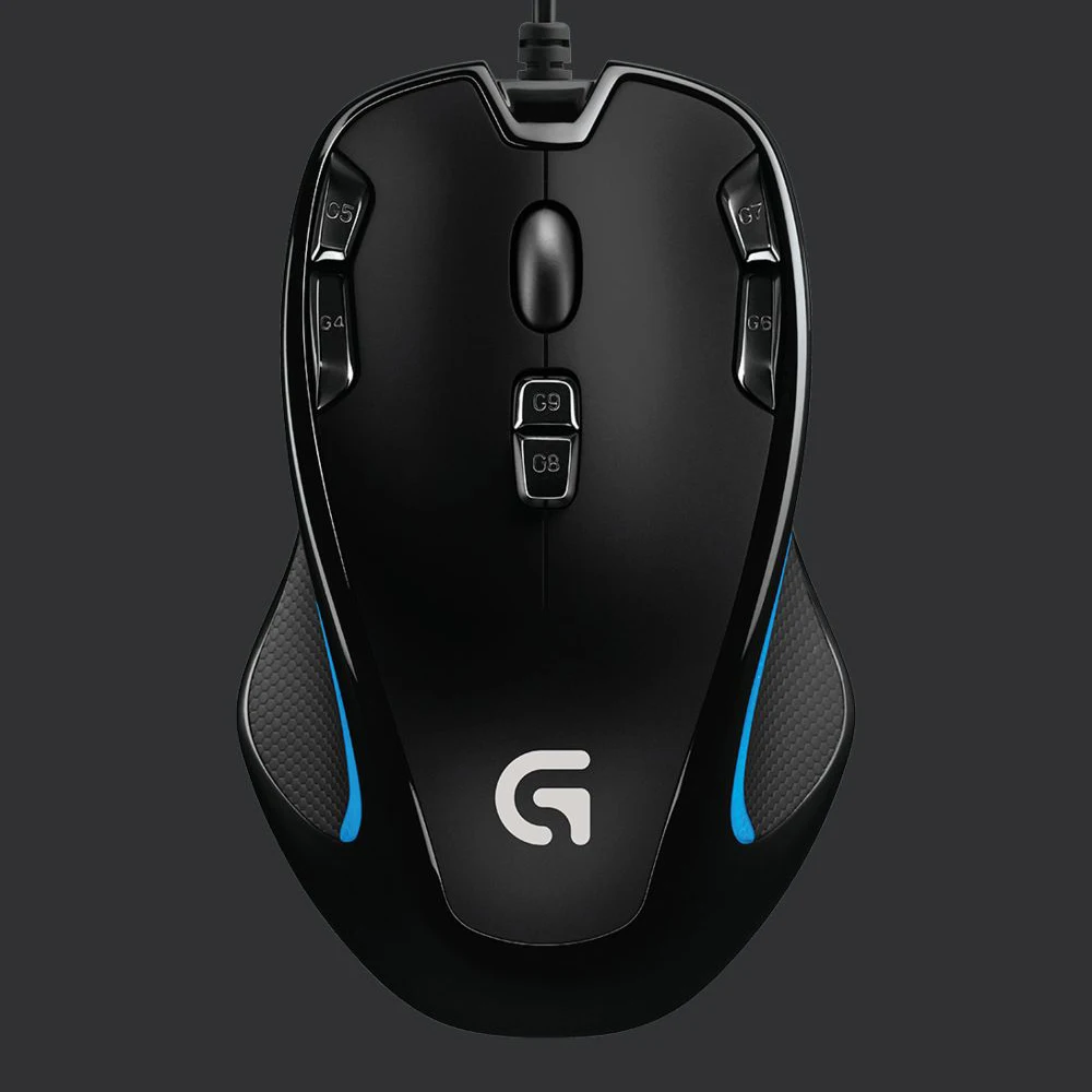 Logitech G300S оптическая игровая мышь с 2500DPI 3 встроенной памятью для ПК геймерская