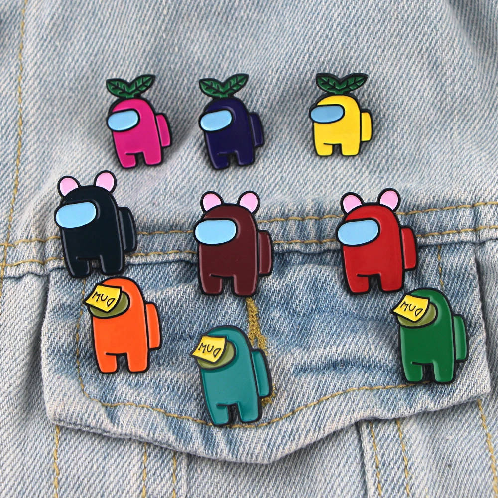 DZ1134 игровые фигурки астронавта эмалированные булавки значок брошь на рюкзак