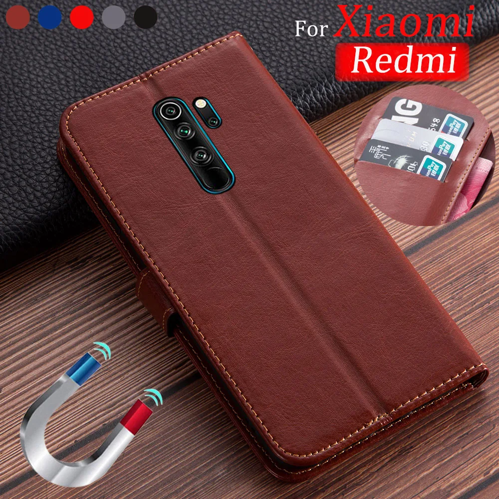 Чехол для Redmi Note 8T кожаный чехол книжка Xiaomi 7 8 6 5 K20 Pro 6A 8A 7A 5Plus Магнитный Флип