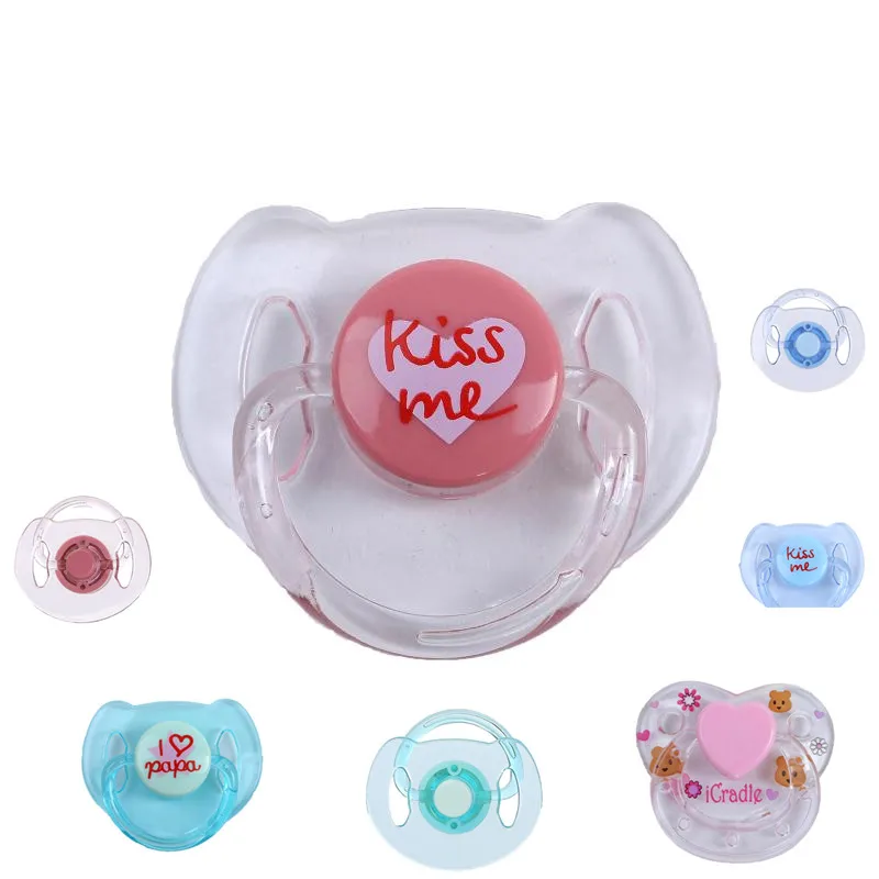 10 шт./лот магнитная пустышка Для Bebe Reborn куклы соски подходит для новорожденных