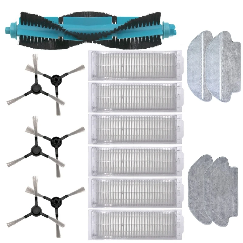 

Main Side Brush Disposable Mop Rag for Viomi V2 Pro V3 Mop Filter HEPA V-RVCLM21B Accessories Robot Vacuum Cleaner