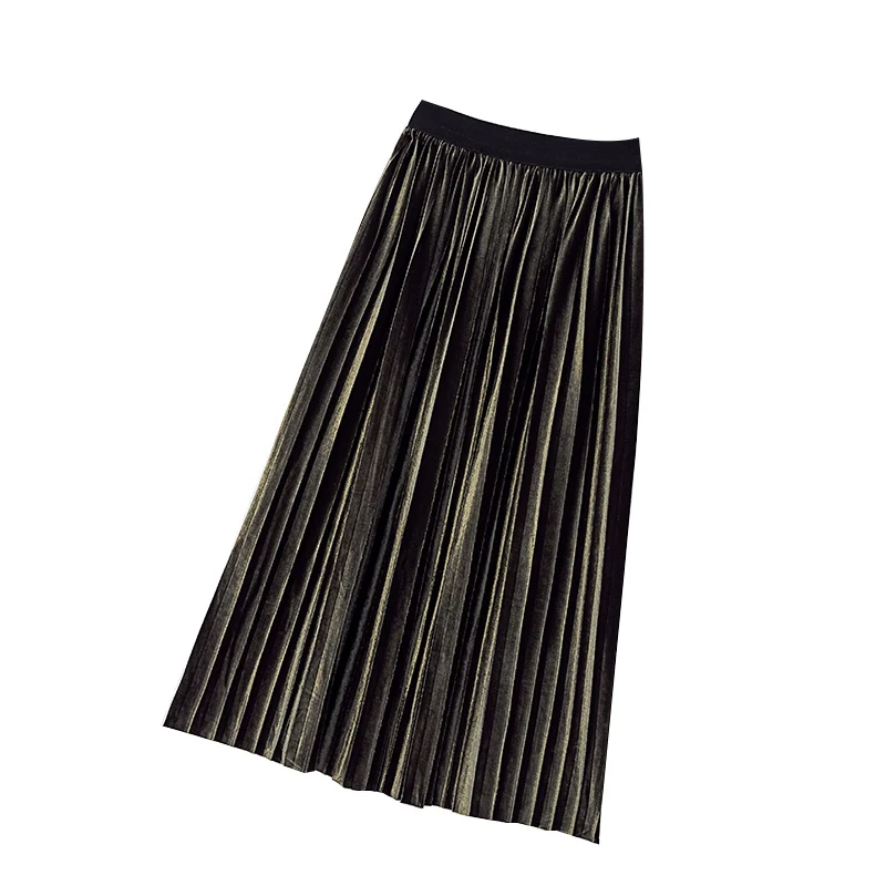 Женские модные юбки большого размера 2020 женская зимняя осенняя одежда длинная