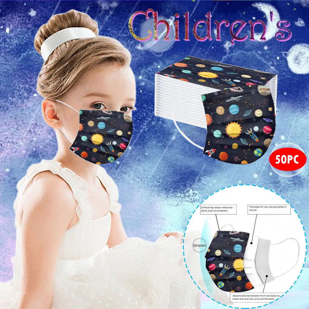 С проектом &quotДельфины&quot Одноразовые Маски Рот для ребенка 3 слоя защитные маски