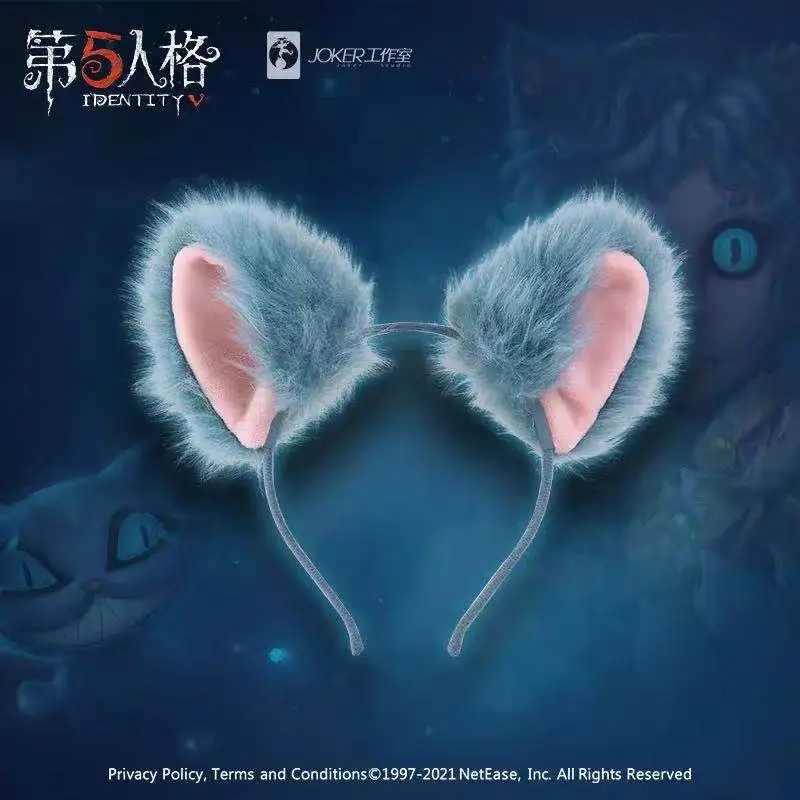 

Identity V Official Mercenary Naib Cheshire Cat Cosplay Plush Hair Band headband hairband