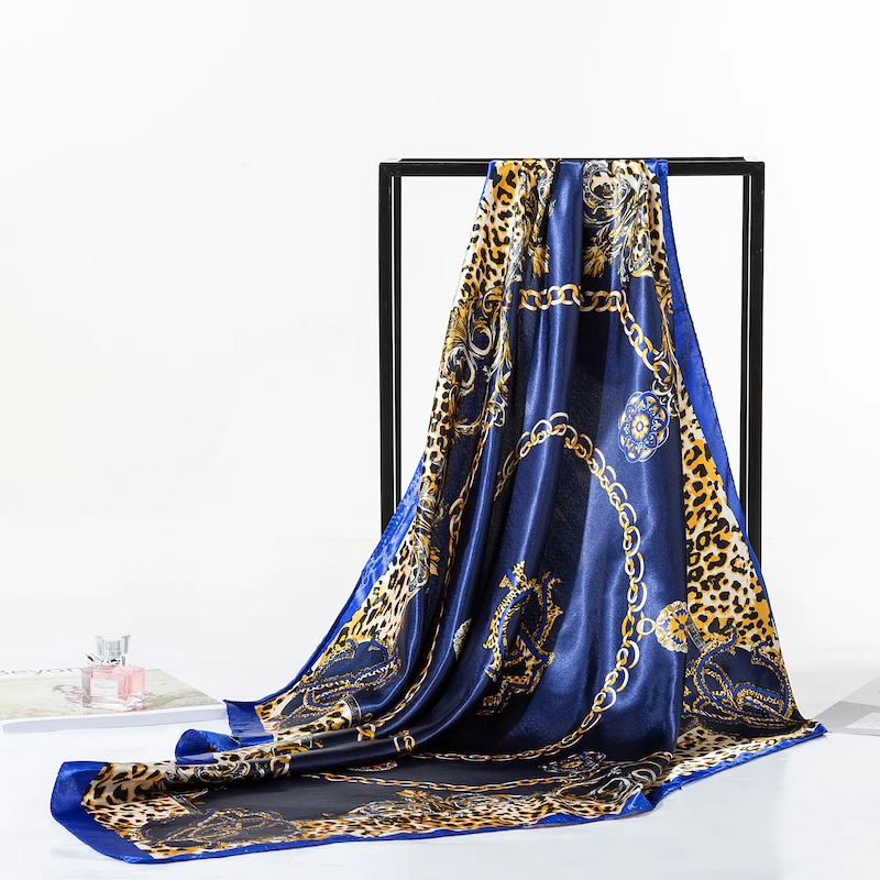 2020 роскошный брендовый женский новый стильный модный цветной шелковый шарф с