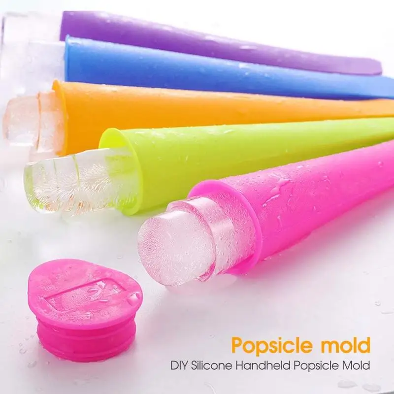 

DIY Food Safe Silicone Ice Cream Scoop Molds Frozen Maker Molds Popsicle Homemade Freezer Ice Lolly Mould