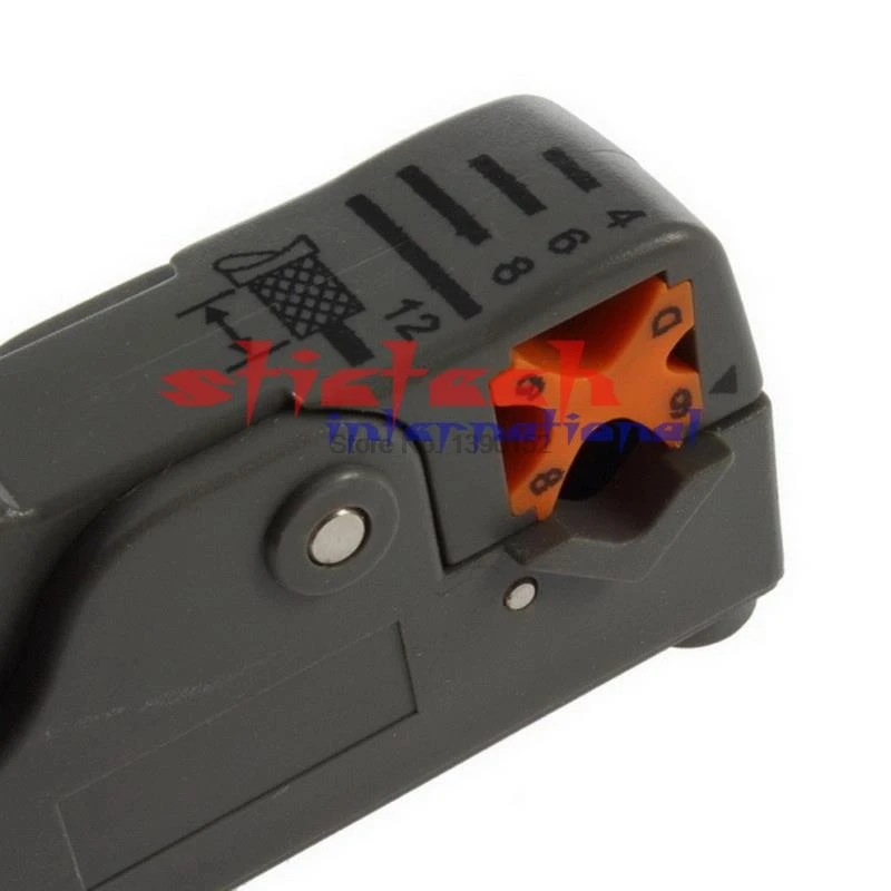 by dhl or ems 200pcs Coaxial MultiFunction Cable Stripper/Cutter Tool Rotary Coax Stripper for RG59/6/58 Network | Инструменты
