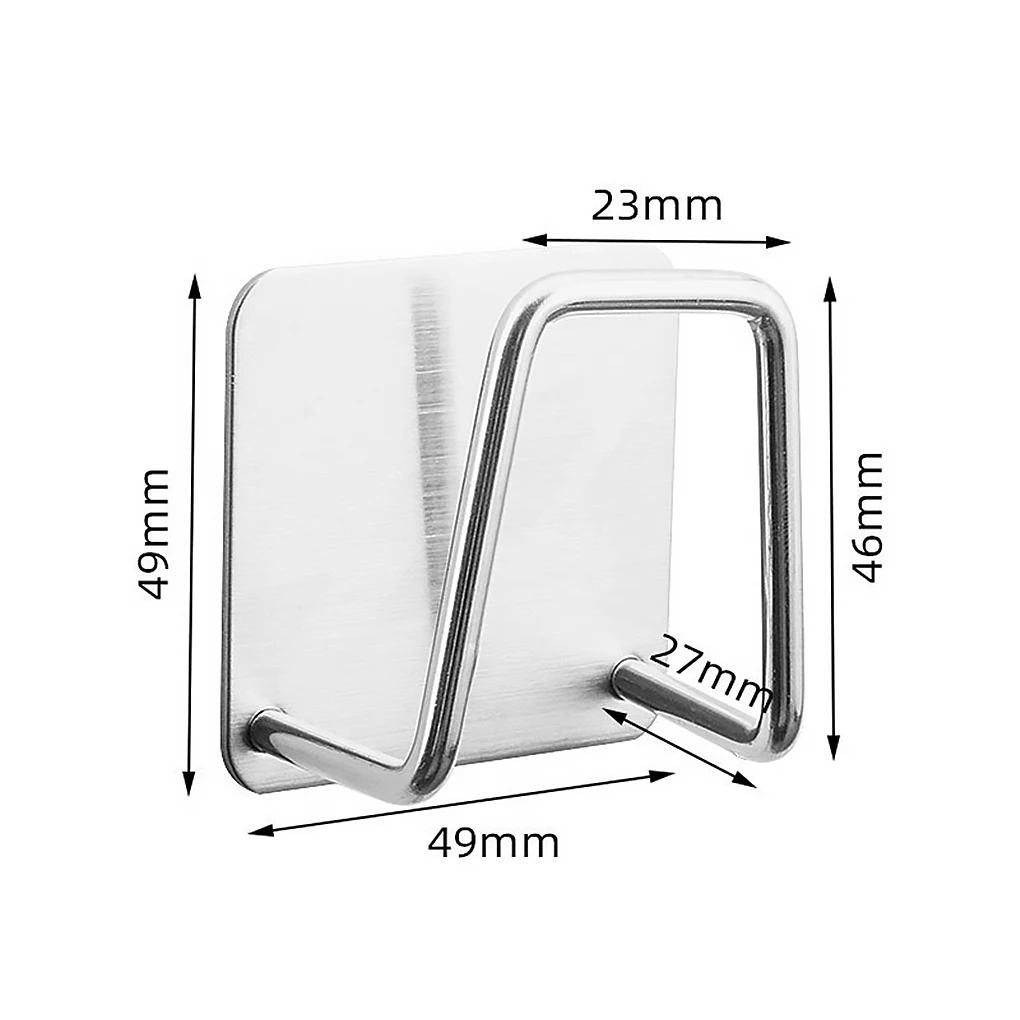 

Wall Mounted Cleaning Sponge Holder Stainless Steel Breathable Sponge Drainer Stand Shelf